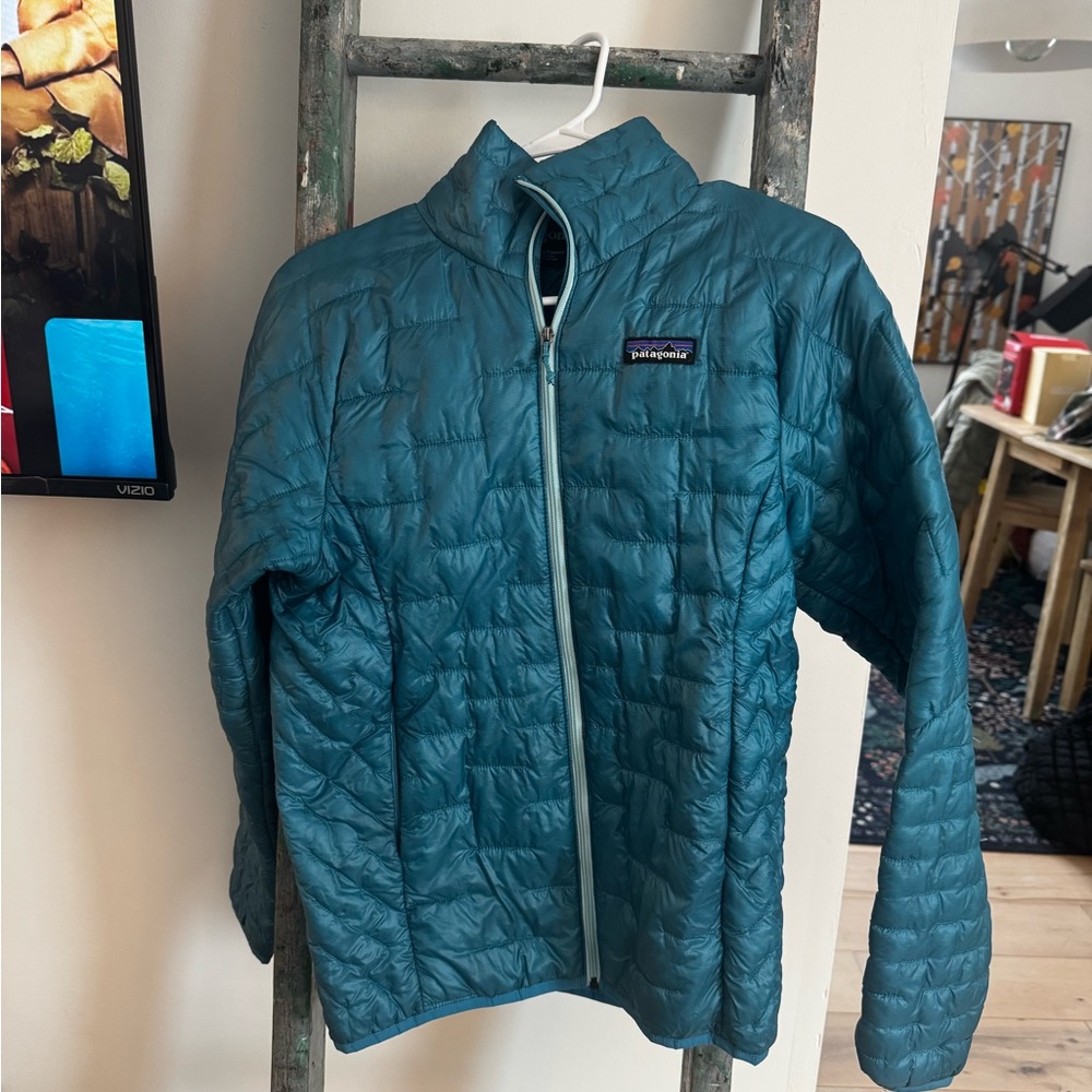 Patagonia Blue Quilted Jacket
